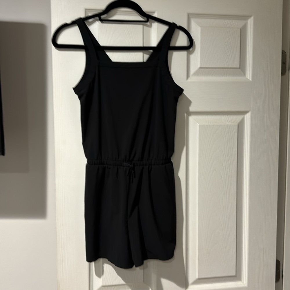 All in motion Black Sleeveless Jumpsuit xl(14)